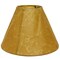 Edge Collections - 10" - Brown - Farmhouse Style Slanted Crinkle Lampshade - 1 Piece